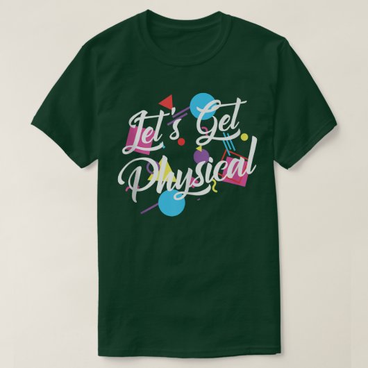 物理トータル80のエクササイズトレーニングFを取得 Tシャツ (デザイン正面)
