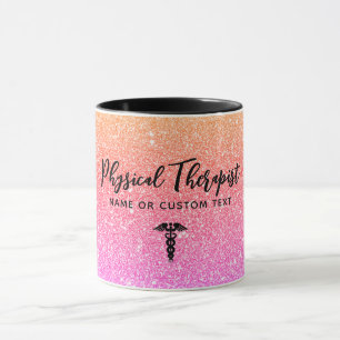 物理パーソナライズされたセラピストレインボーメディカル マグカップ