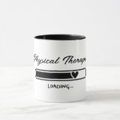 物理パーソナライズされたセラピスト度卒業 マグカップ (中央)