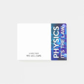 物理パーソナライズされた学それが法則おもしろい科学だ ポストイット (正面)