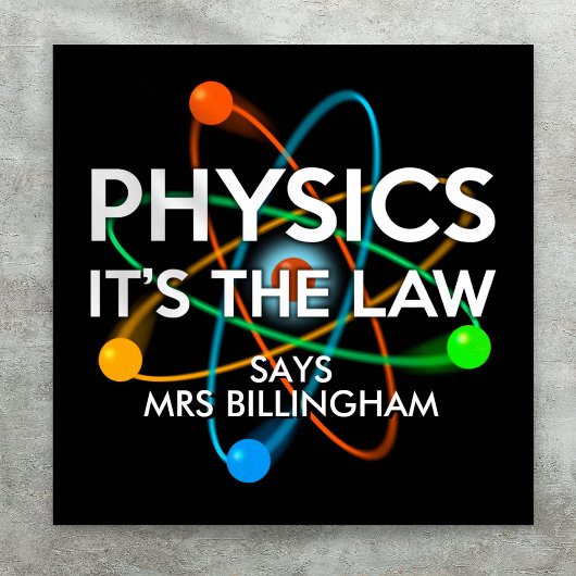 物理パーソナライズされた学それが法学である ポスター