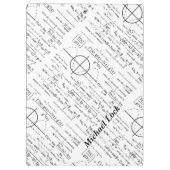 物理パーソナライズされた学士への贈り物 クリップボード (裏面)