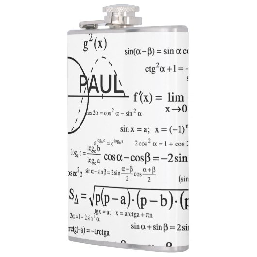 物理パーソナライズされた学士への贈り物 フラスク (左)