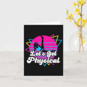 物理フィットネストレーニング80sギフトをゲット カード (黄色い花)