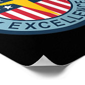 物理フィットネスバッジ – 米国陸軍 ポスター (角)