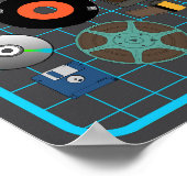 物理メディアを愛する ポスター (角)