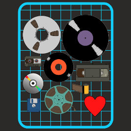 物理メディアを愛する Tシャツ