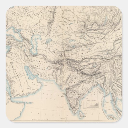 物理ヨーロッパおよびアジア スクエアシール (正面)