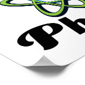 物理信じ学に従事する ポスター (角)