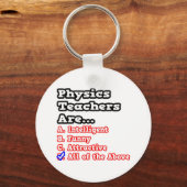 物理先生クイズ…ジョーク キーホルダー (正面)