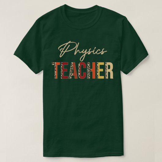 物理先生ヒョウ秋秋の恋人たち感謝祭 Tシャツ (デザイン正面)