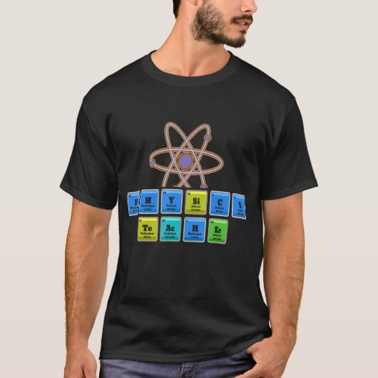 物理先生理学教授Educato Tシャツ (正面)
