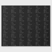 物理公式スクエアステッカー招待状 ラッピングペーパー (フラット)