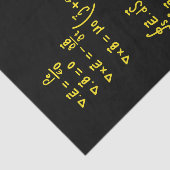 物理公式スクエアステッカー招待状 薄葉紙 (詳細)