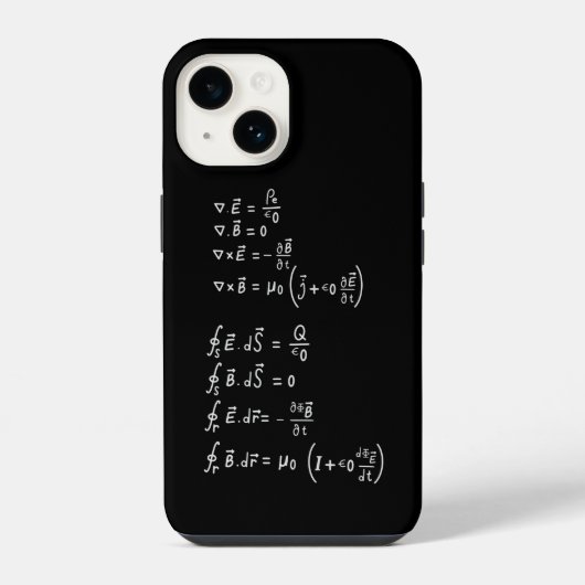物理公式スクエアステッカー招待状 iPhoneケース (裏面)