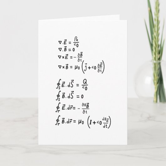 物理公式 カード (正面)