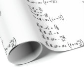 物理公式Tシャツ招待状スクエアステッカー ラッピングペーパー (ロールコーナー)