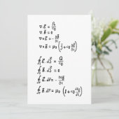 物理公式Tシャツ 招待状 (スタンド正面)