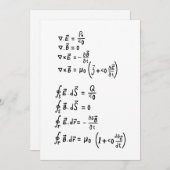 物理公式Tシャツ 招待状 (正面/裏面)