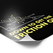 物理図の摩擦を得るためにダウン フォトプリント            (角)