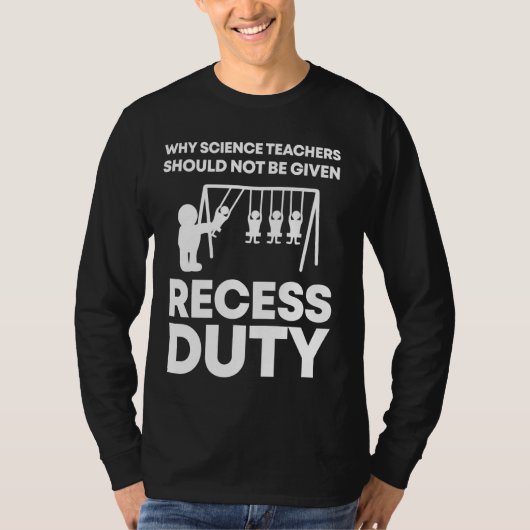物理学おもしろい先生 Tシャツ (正面)