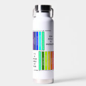 物理学からエンジニアリングまで応用世界 ウォーターボトル (正面)