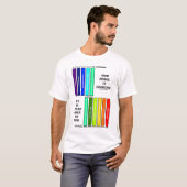 物理学から工学へ、それは応用される世界 Tシャツ (正面フル)