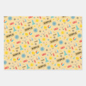 物理学と科学の恋人 ラッピングペーパーシート (正面)