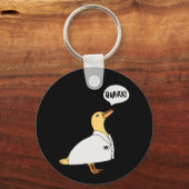 物理学のあひる キーホルダー (正面)