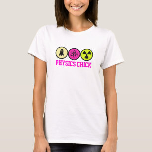 物理学のひよこのTシャツ Tシャツ