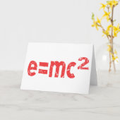 物理学のエネルギー同等化 カード (黄色い花)