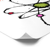 物理学のジョーク ポスター (角)