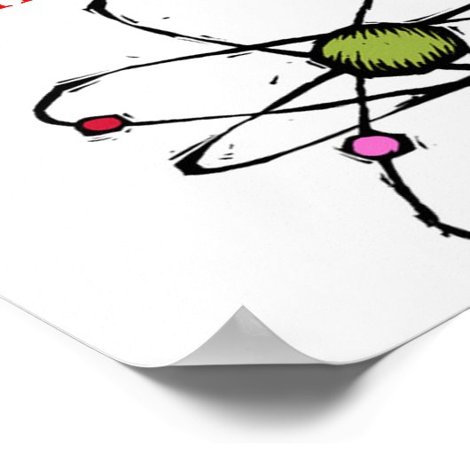 物理学のジョーク ポスター (角)