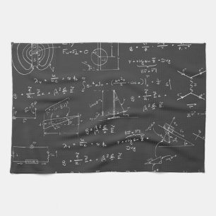 物理学の図表および方式 キッチンタオル