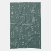 物理学の図表および方式 キッチンタオル (縦)