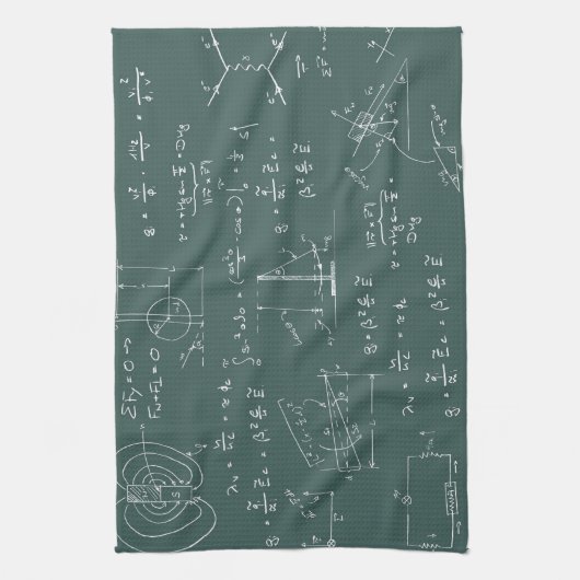 物理学の図表および方式 キッチンタオル (縦)