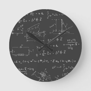 物理学の図表および方式 ラウンド壁時計