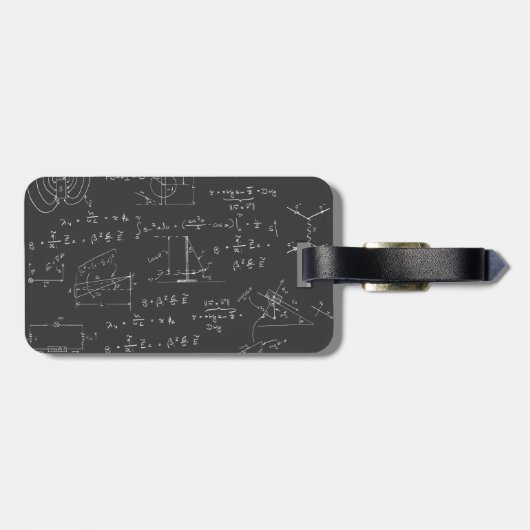 物理学の図表および方式 ラゲッジタグ (裏面横)