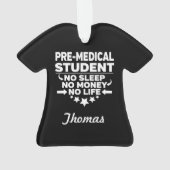 物理学の大学生No Life or Money オーナメント (裏面)