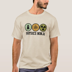 物理学の忍者のTシャツ Tシャツ