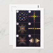 物理学の教科書イラストレーションのカラーリングや輪 ポストカード (正面/裏面)