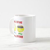 物理学の未来 コーヒーマグカップ (正面左)