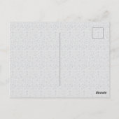 物理学の科学記号パターンポストカード ポストカード (裏面)