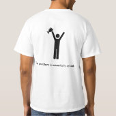 物理学は一般的なTシャツに送風します Tシャツ (裏面)