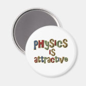 物理学は魅力的おもしろいな分野 マグネット (正面/裏面)