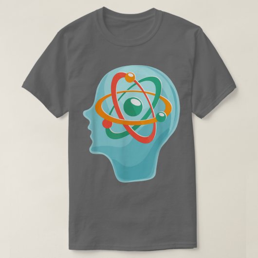物理学原子電子科学量子論 Tシャツ (デザイン正面)