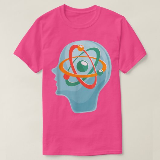 物理学原子電子科学量子論 Tシャツ (デザイン正面)