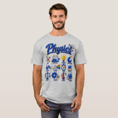 物理学教師シャツ、サイエンスSTEM Tシャツ (正面フル)