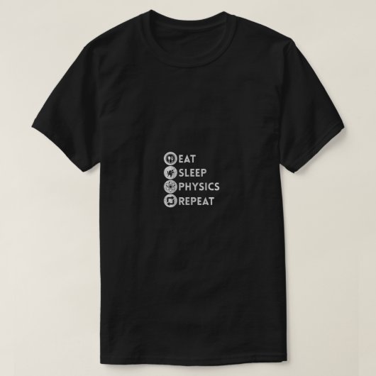 物理学物理先生ギフト物理学 Tシャツ (デザイン正面)
