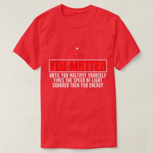 物理学物理学者 Tシャツ (デザイン正面)